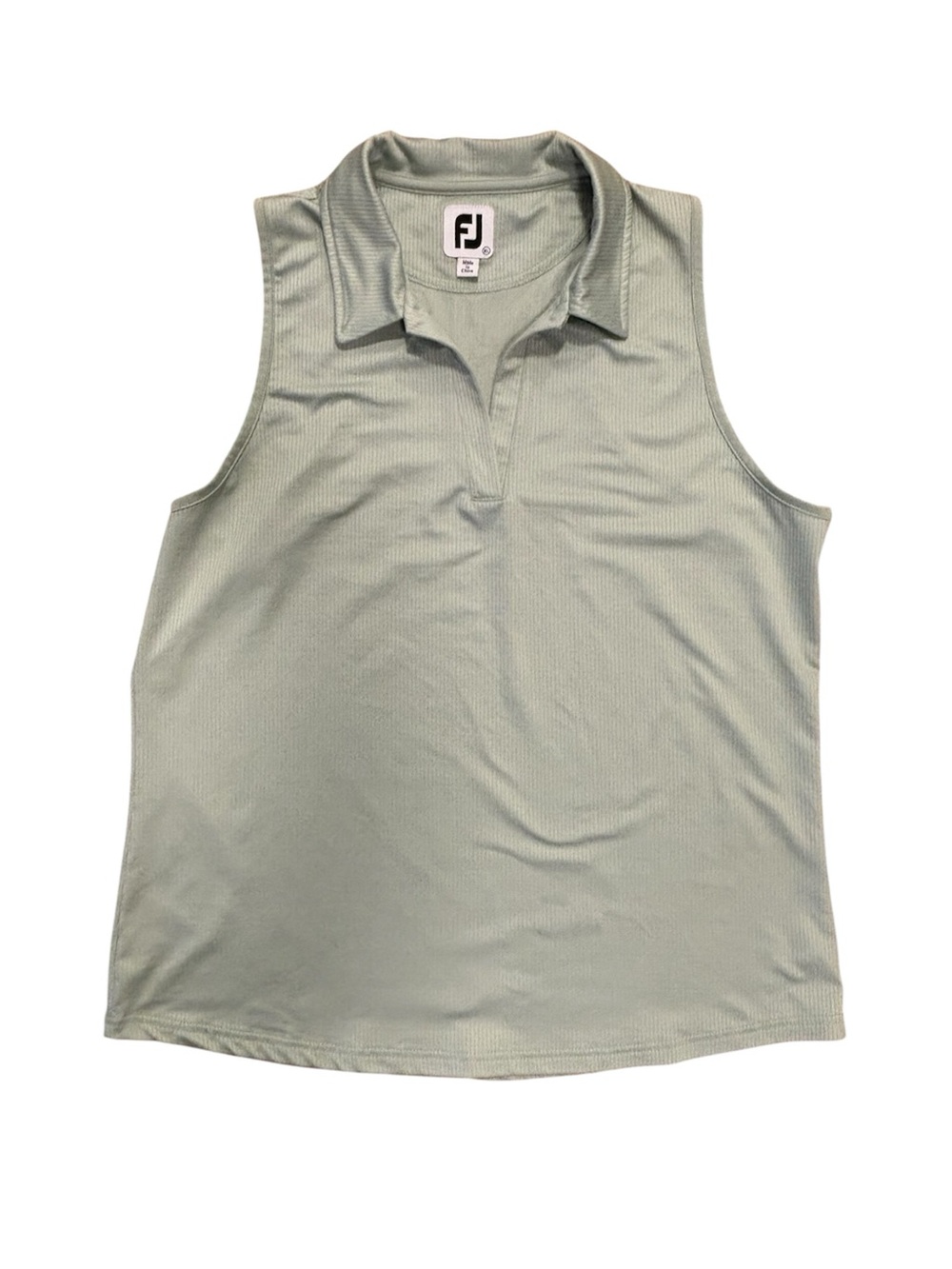 FootJoy Sleeveless Polo Top in Light Sage Size XL